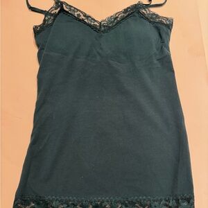 No Boundaries Deep Teal Lace Camisole